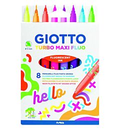 GIOTTO PENNARELLI TURBO MAXI FLUO 8PZ