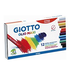 GIOTTO OLIO MAXI 12 PASTELLI