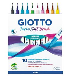 GIOTTO PENNARELLI TURBO SOFT BRUSH 10PZ
