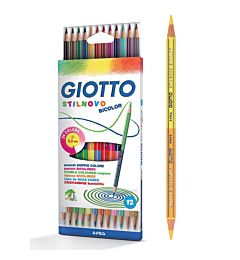 PASTELLO STILNOVO BICOLOR SCATOLA 12 COLORI  2569Bic