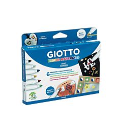 PENNARELLO GIOTTO DECOR MATERIALS 6 COLORI 4533Giotto