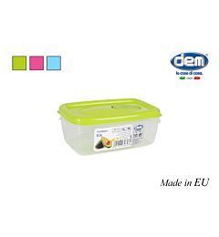 CESTINO DA PRAZO 0.5L ERMETICO MICROONDE RETTANG.Dem