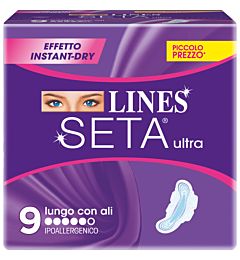 Lines Seta Ultra Lungo con Ali - 9pz