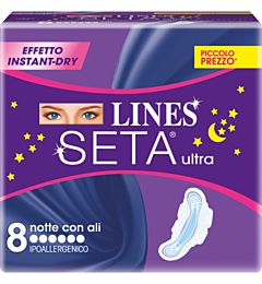 Lines Seta Ultra Notte con Ali - 8pz