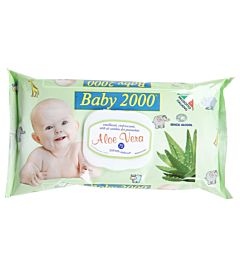 Salviette Imbevute Baby 2000 - Aloe Vera 72pz