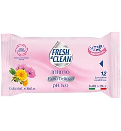 Fresh & Clean - Salviettine Intomo Extra Delicato - 12pz