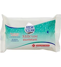 Fresh & Clean - Salviettine Milleusi Disinfettante - 12pz