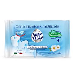 Fresh & Clean - Carta Igienica Umidificata -12pz