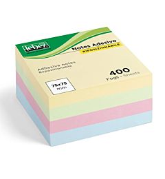 LEBEZ MEMO STICK PASTEL 75x75MM - 400PZ