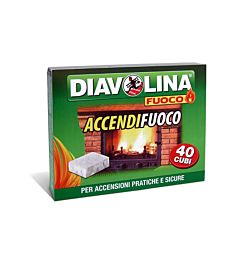 Diavolina Accendifuco Bianco - 40 CubiDiavolina