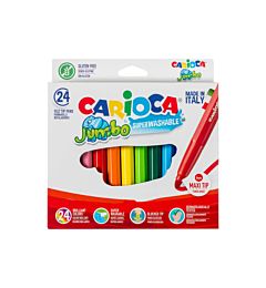 CARIOCA JUMBO BOX 24PCS FELT TIP PENSCarioca