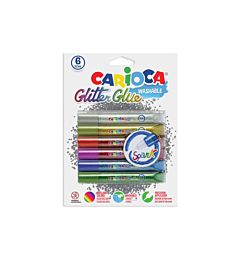 COLLA GLITTER CARIOCA   6 PZ. FLUO COL. 42111Carioca