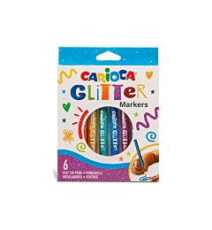 PENNARELLO CARIOCA GLITTER  6 PZ.    42190Carioca