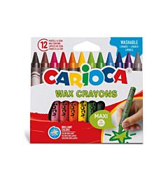 CARIOCA PASTELLI CERA MAXISCAT. 12PZ.
