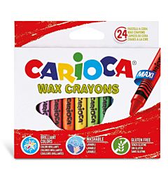CARIOCA PASTELLI A CERA MAXI 24PZ