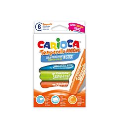 TEMPERELLO CARIOCA NEON   SCATOLA 6 COL. 42675