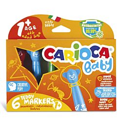 CARIOCA TEDDY MARKERS BABY 6PZ