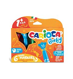 PENNARELLO CARIOCA TEDDY 1 SCATOLA 6 COL. 42815Carioca