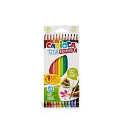 CARIOCA MATITE COLORATE TITA CANCELLABILI 12PZ