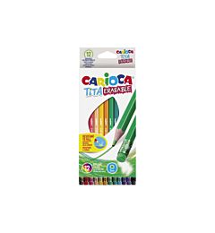 PASTELLO CARIOCA TITA ERASABLE SC.12 COLORI 42897Carioca