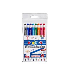 CARIOCA MARKER LAVAGNA BIANCA PUNTA FINE 8PZ