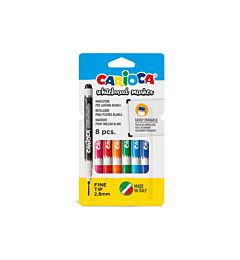 MARKER PER LAVAGNA CARIOCA PZ 8 PUNTA FINE 42920Carioca