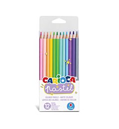 CARIOCA MATITE COLORATE ESAGONALI PASTEL 12PZ