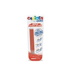 CARIOCA OOPS REFILL RED 3PCSCarioca