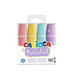CARIOCA EVIDENZIATORI PASTEL 4PZ