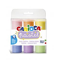CARIOCA TEMPERA PASTEL IN VASETTI 25ML 6PZCarioca