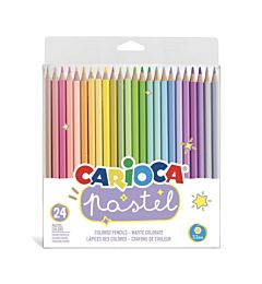 CARIOCA MATITE COLORATE ESAGONALI PASTEL - 24PZCarioca