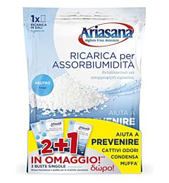 ARIASANA RICARICA SALI ASSORBIUMIDITÀ INODORE 3X 450G