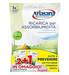 ARIASANA RICARICA SALI ASSORBIUMIDITÀ AGRUMI 3X 450GAriasana