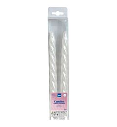 CANDELA ELICOIDALE - PERLA METALLIZZATO - 2PZDea