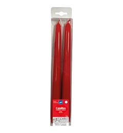 CANDELA CONICA - ROSSO LACCATO - 2PZDea