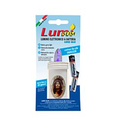 LUMINO A BATTERIA SLIM BIANCO - LUCE BLULumÌ