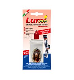 LUMINO A BATTERIA SLIM BIANCO - LUCE ROSSALumÌ