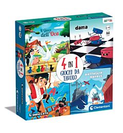 CLEMENTONI 4IN1 GIOCHI DA TAVOLO