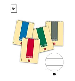 PIGNASTYLE BLOCCO SPIRALATO A4 - RIGHE 1R