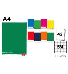 QUADERNO MAXI PIGNA COLOURS 42FF/SH 5MPigna