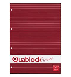 BLOCCO A4 QUABLOCK 4 FORI  RIGHE 1R