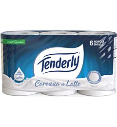 Tenderly Carta Igienica Carezza di Latte - 6 Rotoli