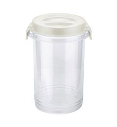 BARATTOLO 1,5L+COPERCHIO CON CLIP BIANCOTontarelli