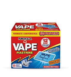 VAPE RICARICA PIASTRINE ANTIZANZARE CLASSICA - 60PZVape