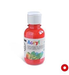 ACRYL ACRILICO FINE 125ML VERMIGLIONE