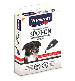 Spot On Fipronil per Cani Taglia Media - 3x1,34mlVitakraft