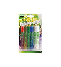 COLLA GLITTER LEBEZ ASSORTITA BUSTA 6 PEZZI  5131Lebez