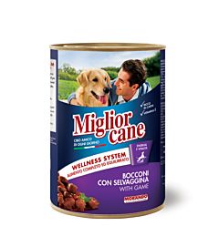 Migliorcane - Bocconi con Selvaggina - 405g