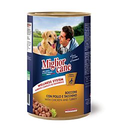 Migliorcane - Bocconcini con Pollo e Tacchino - 1250gMorando