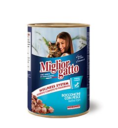 Migliorgatto - Bocconcini con Pesce - 405g